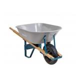 ANVIL 6 CU. FT. STEEL WHEELBARROW, 47 IN. BOW RAKE