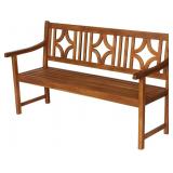$195 JONATHAN Y SLOANE SOLID ACACIA WOOD OUTDOOR B
