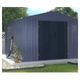 8 FT. W X 10 FT. D OUTDOOR METAL STORAGE SHED