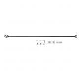 48 IN. - 84 IN. SINGLE 5/8 IN. CURTAIN ROD KIT IN