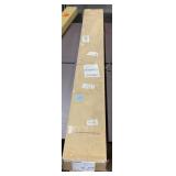 WHITE CORDLESS FAUX WOOD BLINDS FOR WINDOWS 60 IN