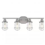 SOUTHBOURNE 28 IN. 4-LIGHT ANTIQUE NICKEL VANITY L