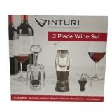 $110 VINTURI 3 PIECE DELUXE WINE BUNDLE (STOPPER,