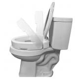 CAREX HEALTH BRANDS HINGED TOILET SEAT RISER, STAN