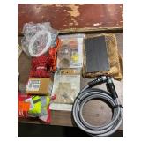 1 LOT OF MIXED ITEMS (HOSE, OVERFLOW PLATE, SAFETY