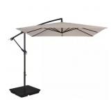 $179 STYLEWELL 8 FT. STEEL CANTILEVER PATIO UMBREL