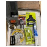 1 LOT OF MIXED ITEMS (RYOBI CUTTER BLADE, DOOR HIN