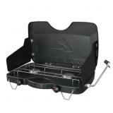 OZARK TRAIL 2-BURNER PROPANE GAS CAMPING STOVE, BL