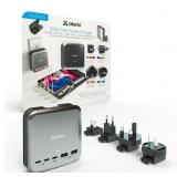 ATOMI WALL CHARGER WITH UNIVERSAL TRAVEL ADAPTERS