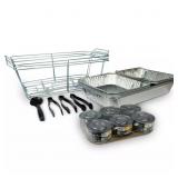 MEMBER'S MARK PARTY SET WITH 2-HOUR SAFE HEAT CHAF