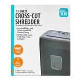 PEN+GEAR 12-SHEET CROSS-CUT PAPER/CREDIT CARD SHRE