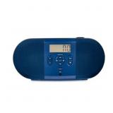 ONN. NAVY PORTABLE CD BOOMBOX WITH DIGITAL FM RADI