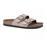 MOUNTAIN SOLE WOMEN'S DOUBLE BUCKLE LEATHER SANDAL