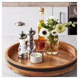 MEMBER'S MARK ACACIA WOOD FARMHOUSE LAZY SUSAN