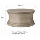 $190 MEMBER'S MARK 29' HOURGLASS BISTRO COFFEE TAB