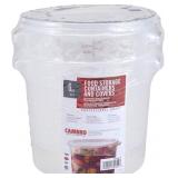 CAMBRO RFS6PPSW2190 6-QUART ROUND FOOD-STORAGE CON