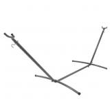 EQUIP STEEL GRAY HAMMOCK STAND, OPEN SIZE: 108 IN.
