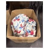 1 LOT BOX ASST THROW BLANKETS