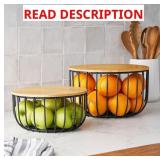 MEMBER'S MARK WIRE BASKETS, SET OF 2