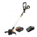 $160 WORX WG170.3 20V POWERSHARE CORDLESS 12" GRAS