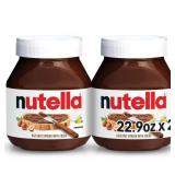 1 LOT (6) NUTELLA CHOCOLATE HAZELNUT SPREAD WITH C