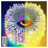 KNONEW 720 LED 337FT STRING LIGHTS OUTDOOR CLEAR W