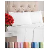 KING SIZE 4 PIECE SHEET SET - COMFY BREATHABLE & C