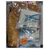 1 LOT (2) BBQ BLANKET GRILL COVER.(2) BLUE WHALE F