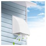 6 INCH EXHAUST VENT COVER, HG POWER METAL DRYER VE