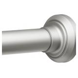 ENJOYBASICS 1" NICKEL SHOWER CURTAIN ROD, 30-76" A