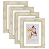 AAQ 4 PACK PICTURE FRAME,VINTAGE RUSTIC 5X7 PICTUR