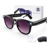AI SMART GLASSES WITH CAMERA, 8MP HD BLUETOOTH CAM