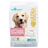 PAW INSPIRED 20CT DISPOSABLE DOG DIAPERS | FEMALE