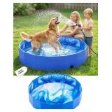 2026 FOLDABLE DOG KIDDIE POOL,PORTABLE HARD PLASTI