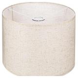 BEIGE LAMP SHADE, LARGE DRUM LAMPSHADES, REPLACEME