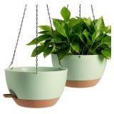 13-INCH OVERSIZED HANGING PLANTER SET OF TWO,PLANT