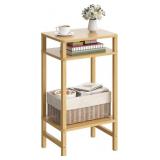 YUFAM SIDE TABLE END TABLE TALL NIGHT STAND 3-TIER