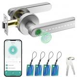 SMART DOOR LOCK WITH KNOB, KEYLESS ENTRY DOOR LOCK
