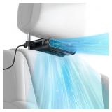 CAR SEAT FAN WITH SEATBACK COOLING AIRFLOW FOR DRI
