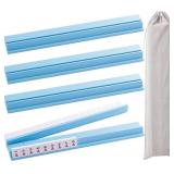 4PCS WOODEN MAHJONG RACKS WITH MAGNETIC PUSHERS, 1