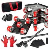 FURNITURE DOLLY SET 5 WHEELS WITH 360ï¿½ WHEELS AND