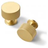 SALISENG BRUSHED GOLD KITCHEN CABINET KNOB - SOLID