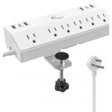40W FAST CHARGING STATION, DESK CLAMP POWER STRIP