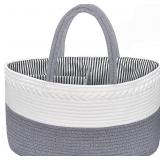 ABENKLE X-LARGE DIAPER CADDY ORGANIZER, BOHO RUSTI