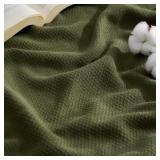 BEDSURE GENTLESOFT 100% COTTON LARGE BLANKET OVERS