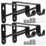 SMALL SHELF AND ROD BRACKETS, 4 PCS CLOSET SHELF &