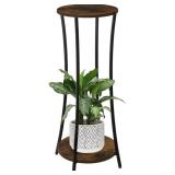 YINMIT PLANT STAND INDOOR,2 TIER ROUND POTTED HOLD