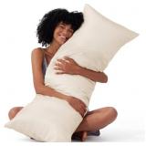 1 LOT OF3-BEDSURE SATIN BODY PILLOW COVER WITH ZIP