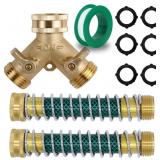 TRIUMPEEK 3/4" BRASS 2 WAY HOSE SPLITTER, BRASS 2