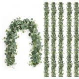 6 PACK ARTIFICIAL EUCALYPTUS GARLAND 6.2 LONG FAUX
